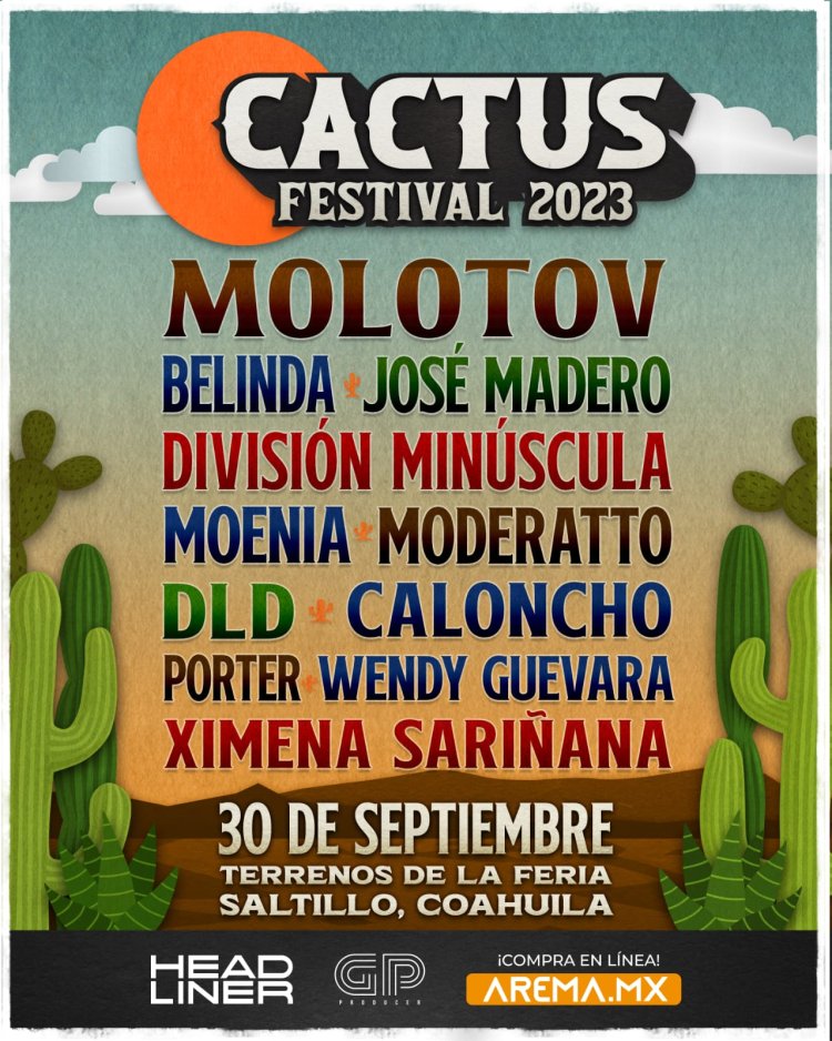 ¡Cactus Fest llega a Saltillo!